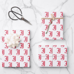 Jacksonville State University Klassisches JSU-Logo Geschenkpapier Set