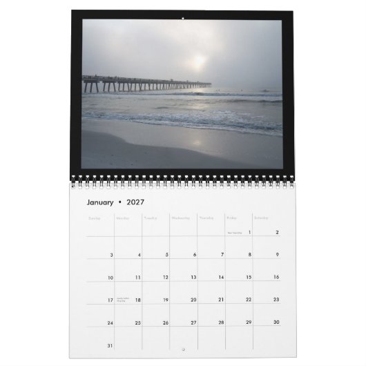 Jacksonville-Strand, Florida Kalender (Jan 2027)
