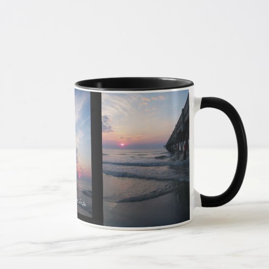 Jacksonville-Strand-Sonnenaufgang-Tasse Tasse (Rechts)