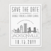 Jacksonville Wedding | Skyline Save the Date