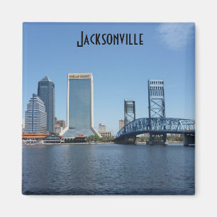 Jacksonvillehauptstraßen-Brücken-Foto-Magnet Jax Magnet