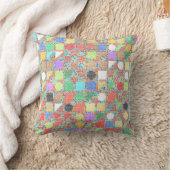 Jackuard bunte Strickmuster Kissen (Decke)