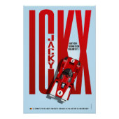 Jacky Ickx Tribute Poster (Vorderseite)