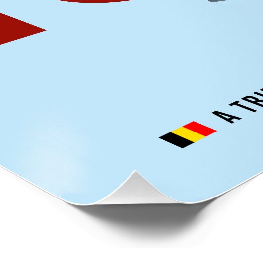 Jacky Ickx Tribute Poster (Ecke)