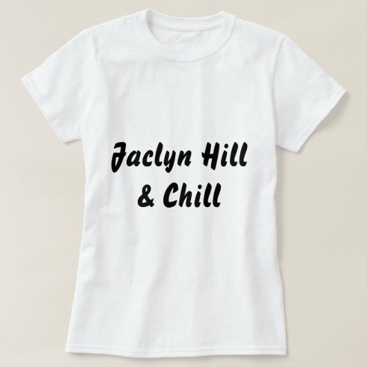 Jaclyn Hügel u. Schauer T-Shirt (Design vorne)