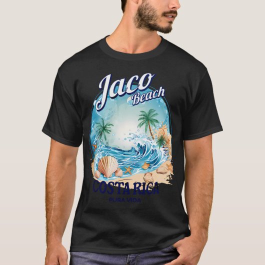 Jaco Beach - Costa Rica T-Shirt (Vorderseite)