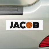 Jacob Basketball Autoaufkleber (Auf Auto)