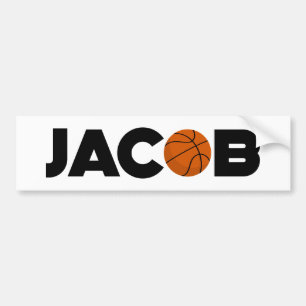 Jacob Basketball Autoaufkleber