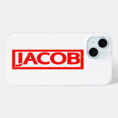 Jacob Briefmarke Case-Mate iPhone Hülle (Rückseite (Horizontal))