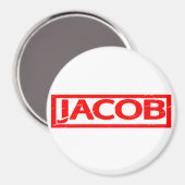 Jacob Briefmarke Magnet (Vorderseite/Rückseite)