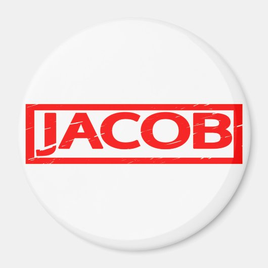 Jacob Briefmarke Magnet (Vorne)