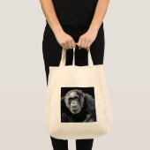 "Jacob" Chimpanzee Tote Bag Tragetasche (Vorderseite (Produkt))