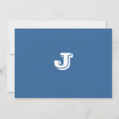 Jacob David Custom Einladung (Rückseite)