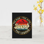 Jacob Der Mann Der Mythos Die Legende D Name Karte (Gelbe Blume)