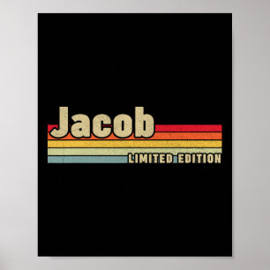 Jacob Gift Name Personalisiert Geburtstag Funny Ch Poster