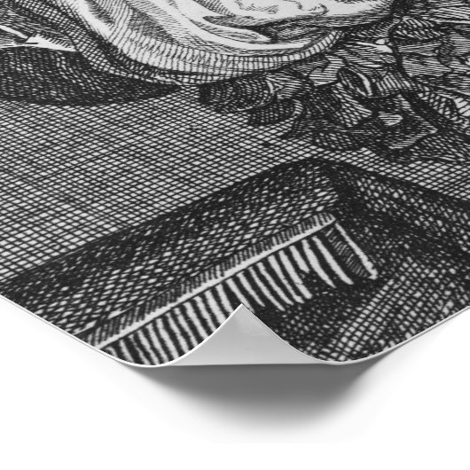 Jacob Hall, der berühmte Rope Dancer, 1792 Poster (Ecke)