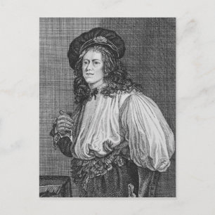 Jacob Hall, der berühmte Rope Dancer, 1792 Postkarte