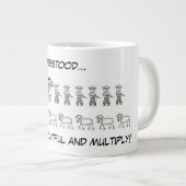 Jacob hat verstanden... Jumbo-Tasse (Vorderseite Rechts)