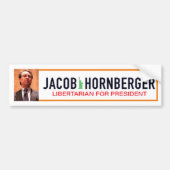 Jacob Hornberger Libertarian für Präsident 2020 Autoaufkleber (Vorne)
