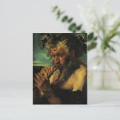 Jacob Jordaens - Büste des Satyr Postkarte (Stehend Vorderseite)