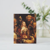 Jacob Jordaens - Das Bankett von Cleopatra Postkarte (Stehend Vorderseite)