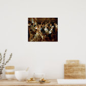 Jacob Jordaens Das Fest des Bean King Poster (Küche)