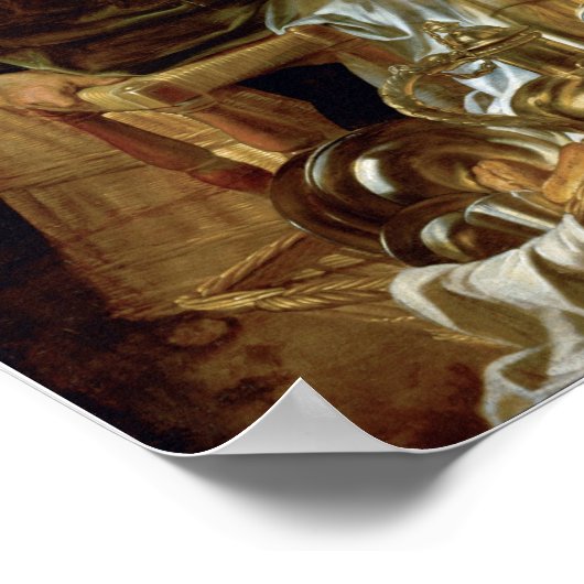 Jacob Jordaens Das Fest des Bean King Poster (Ecke)