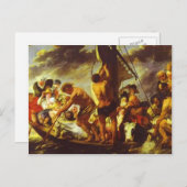 Jacob Jordaens - Fähre nach Antwerpen Postkarte (Vorne/Hinten)