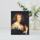 Jacob Jordaens - Portrait einer jungen Dame Postkarte (Stehend Vorderseite)