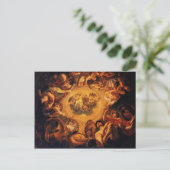 Jacob Jordaens- Psyche wird auf Olympus gehostet Postkarte (Stehend Vorderseite)