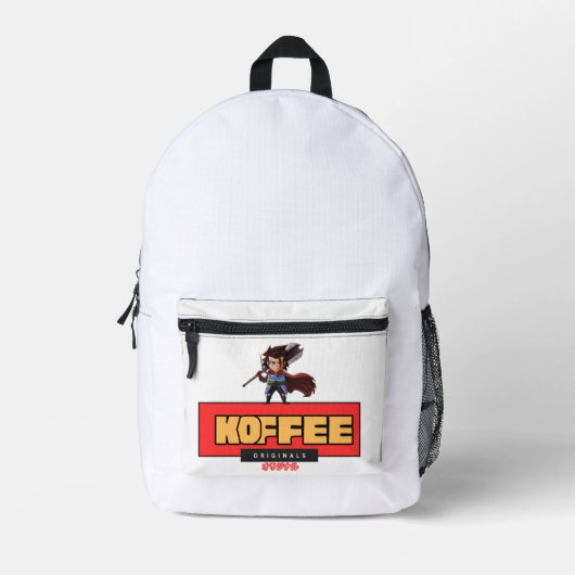 Jacob KO Print Cut Sew Bag Bedruckter Rucksack (Vorderseite)