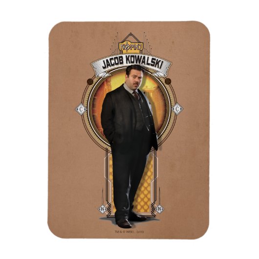 JACOB KOWALSKI™ Art Deco Panel Magnet (Vertikal)