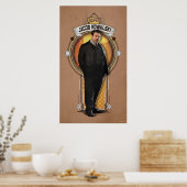 JACOB KOWALSKI™ Art Deco Panel Poster (Küche)