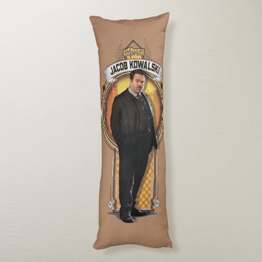 JACOB KOWALSKI™ Art Deco Panel Seitenschläferkissen (Rückseite (Vertikal))