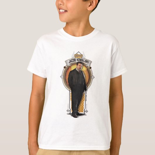 JACOB KOWALSKI™ Art Deco Panel T-Shirt (Vorderseite)