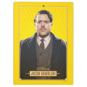 Jacob Kowalski Character Graphic Klemmbrett (Rückseite)