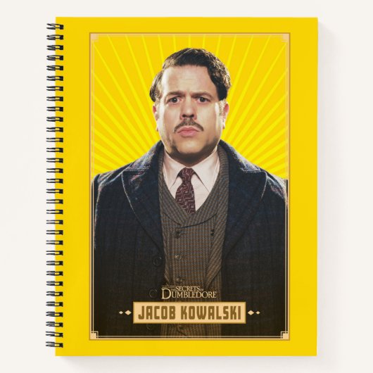Jacob Kowalski Character Graphic Notizblock (Vorderseite)