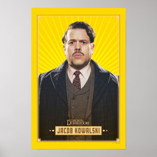 Jacob Kowalski Charakter Grafik Poster (Vorne)