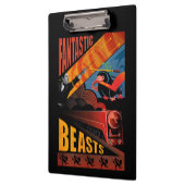 Jacob Kowalski Fantastische Bestien Vintage Poster Klemmbrett (Links)