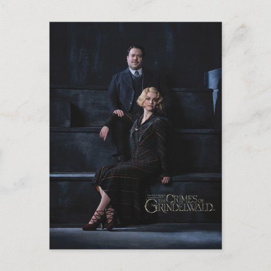 JACOB KOWALSKI™ und QUEENIE GOLDSTEIN™ Foto Postkarte (Vorderseite)