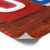 JACOB-Lizenzschild Namensschild-Plakat Poster (Ecke)