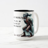 Jacob Marley - Eine Weihnachts-Carol-Tasse Zweifarbige Tasse (VorderseiteRechts)