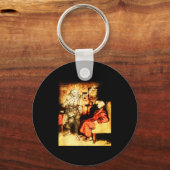 Jacob Marley Ghost Scrooge Bah Humbug Christmas Ca Schlüsselanhänger (Vorderseite)