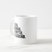 Jacob Name, Jacob Der Mann Der Mythos Die Legende Kaffeetasse (Vorderseite Links)