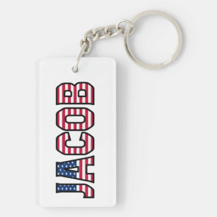 Jacob Name Vorname USA Flagge Anhänger Schlüssel Schlüsselanhänger