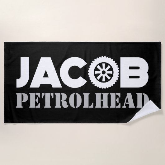 Jacob Petrol Head Strandtuch (Vorderseite)