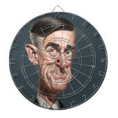 Jacob_Rees-Mogg Dartboard Dartscheibe (vorne)