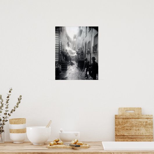 Jacob Riis Bandit's Roost Poster (Küche)