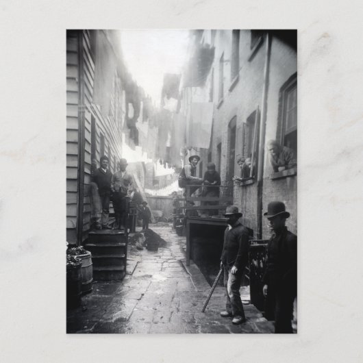 Jacob Riis Bandit's Roost Postkarte (Vorderseite)