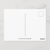 Jacob Riley Creator, Reisender Postkarte (Rückseite)